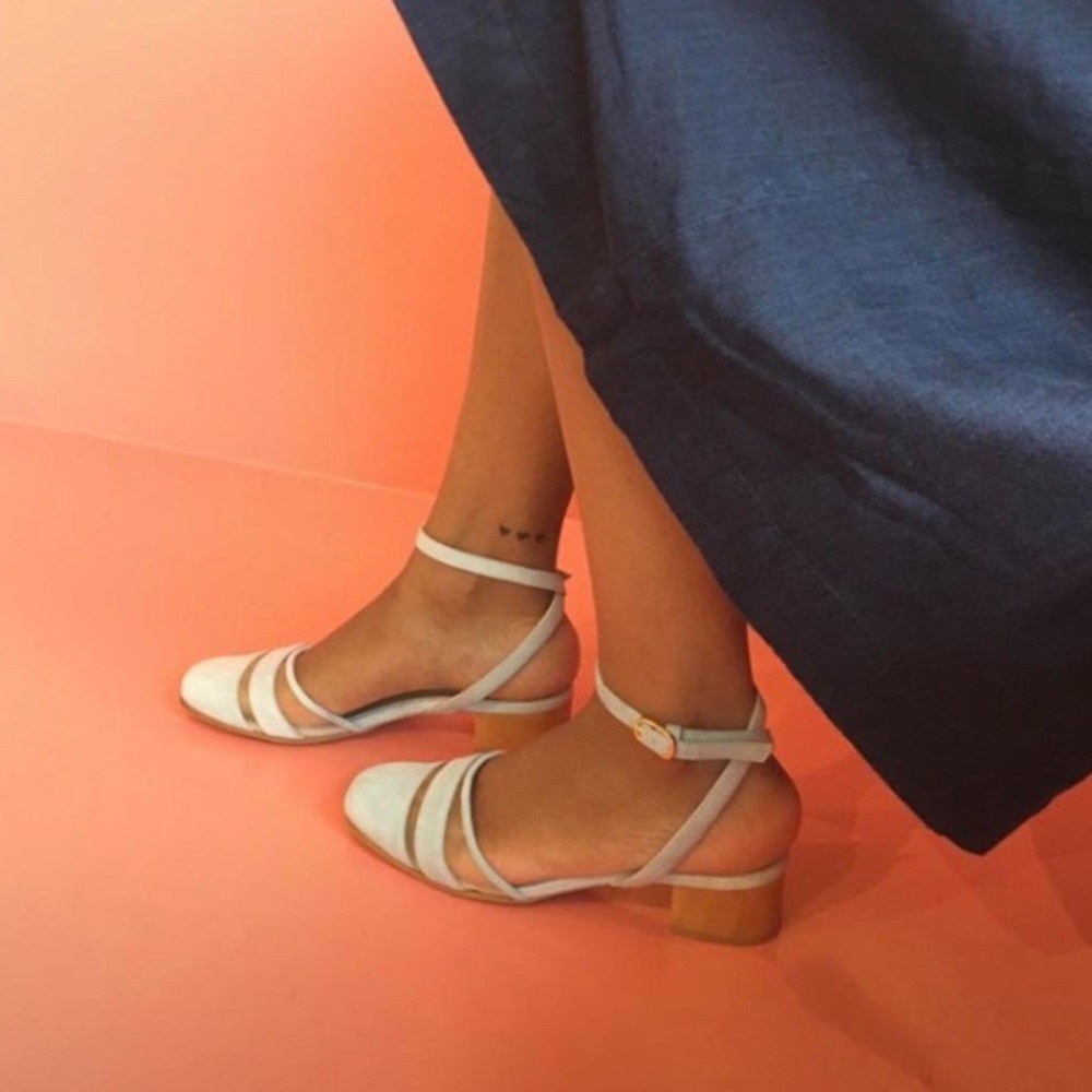 Anne Thomas Cherubino Babylone suede heels
